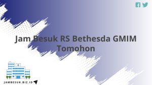 Jam Besuk RS Bethesda GMIM Tomohon