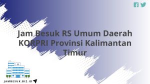 Jam Besuk RS Umum Daerah KORPRI Provinsi Kalimantan Timur